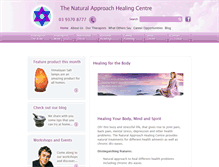 Tablet Screenshot of naturalapproach.com.au